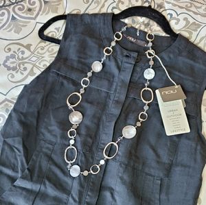 NAU linen dress with pockets